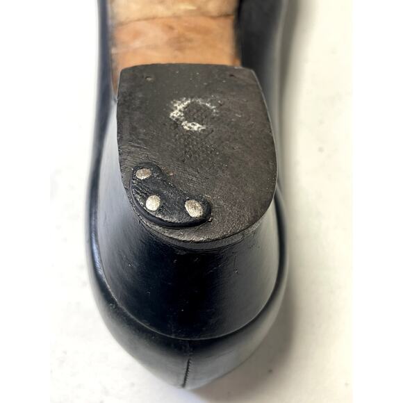 SALVATORE FERRAGAMO Women's Black Leather Vara Bow Low Pump Size 7.5AA - Picture 8 of 11